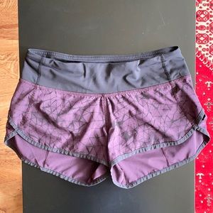 lululemon speed up high-rise short 2.5” - size 4
